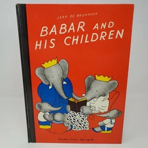 Babar and His Children by Jean de Brunhoff - Hard Cover, 1938, Random House - Picture 1 of 9