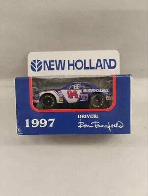 Литой под давлением спичечный коробок 1:64 NASCAR NO94 New Holland Racing Ron Barfield 1997 Ford - Изображение 1 из 4
