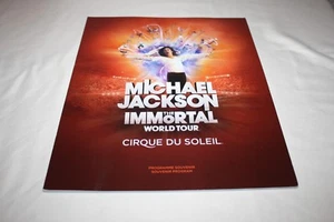 Michael Jackson The Immortal World Tour Cirque Du Soleil Program w/3 Tkt Stubs - Picture 1 of 6