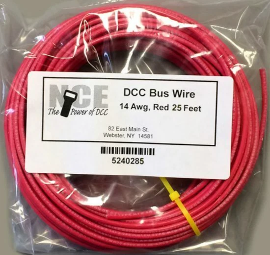 NCE ~ New 2025 ~ DCC Main Power Bus Wire ~ 25 Feet ~ 14 Awg ~ Red ~ 5240285 - Image 1 of 1