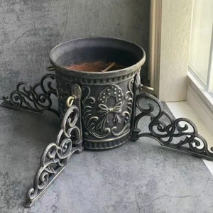 Vintage Traditions Cast Iron Ornate Christmas Tree Stand 269601 Victorian HEAVY - Picture 1 of 8