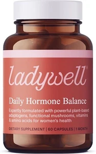 Ladywell Daily Hormone Balance Capsules - Targeted Women's Health Supplement - Picture 1 of 7