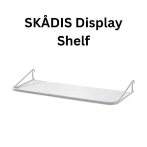 Estante de exhibición Ikea SKÅDIS blanco para organizador de almacenamiento TOTALMENTE NUEVO - Imagen 1 de 4