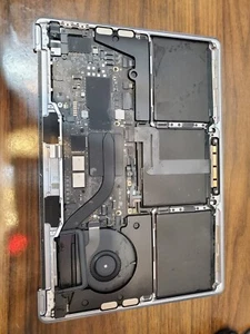 Gray A2338 Logicboard Palmrest Battery For Parts Liquid Damage Fan Spins As Is - Picture 1 of 8