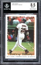 1995 Topps San Francisco Giants #100 Barry Bonds BGS 8.5 NM-MT+