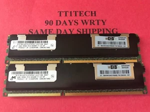 8Gb Micron (2x4GB) MT36JSZF51272PDZ 4Rx8 PC3-8500R DDR3 500204-061 SERVER RAM - Picture 1 of 2