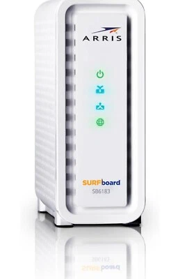 ARRIS SURFBOAR SB6183 DOCSIS 3.0 Cable Modem - White  - Image 1 of 4