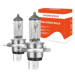 2 x H4 High Quality Standard Replacement Car Headlight Bulb - Boxed Bulbs New - Picture 1 of 8