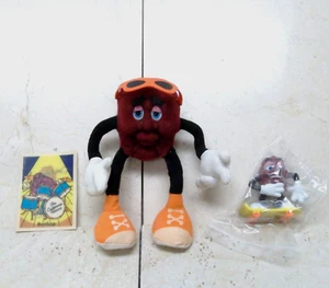 Vintage California Raisins Figures Flicker Card POSEABLE SB Stuntz RARE 3D 1980s - Picture 1 of 24