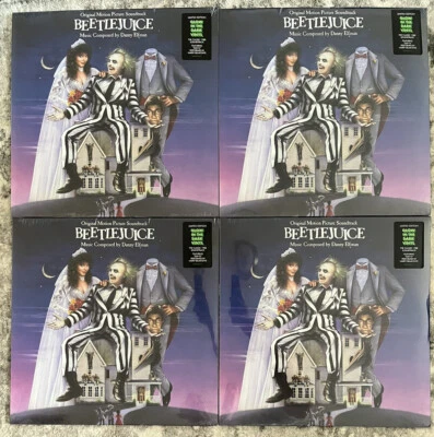 NEW BEETLEJUICE Soundtrack LP 35th Anniversary GLOW IN THE DARK VINYL LP - Image 1 of 2