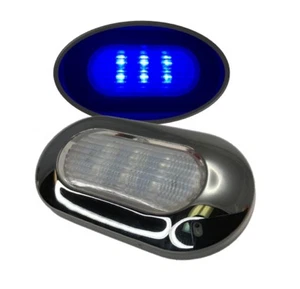 Barco Marino LED Azul Cortesía Luz Montaje Superficial SS304 22Lumen 12V 1.2W - Imagen 1 de 9