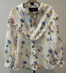 The Animals Observatory Brushstroke Print Woven Shirt 6Y - Picture 1 of 3