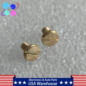 New Gold Flat Screws Replace For C artier L ove Bracelet (Five Version) 1 Pair - Picture 1 of 6