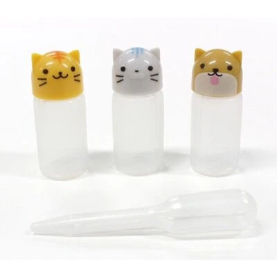 Mini Cups sauce case Tare bin tarebin Animal With Dropper 3pcs - Image 1 of 4
