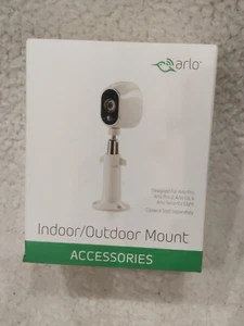 NETGEAR Indoor/Outdoor Mount Arlo & Arlo Pro Compatible White No Camera, New - Picture 1 of 3