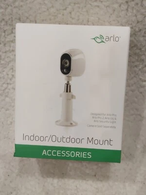 NETGEAR Indoor/Outdoor Mount Arlo & Arlo Pro Compatible White No Camera, New - Image 1 of 3