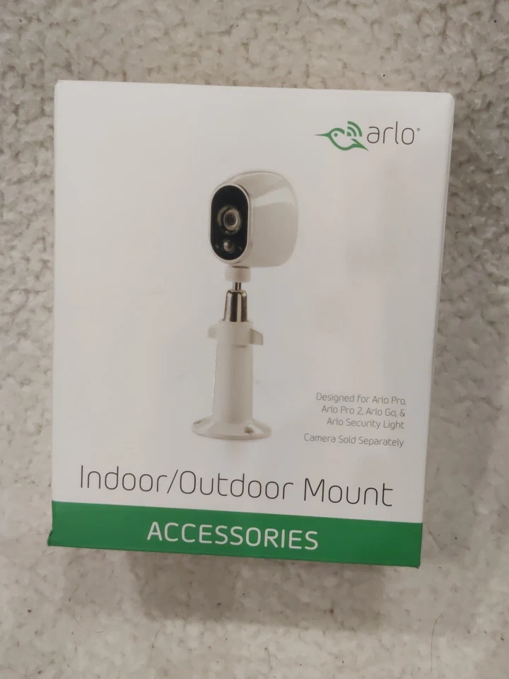 NETGEAR Indoor/Outdoor Mount Arlo & Arlo Pro Compatible White No Camera, New - Image 1 of 3