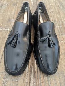 ROCKPORT Trutech Tasseled Black Loafers Shoes Men's 9 Lightweight Shock Absorb - Picture 1 of 7