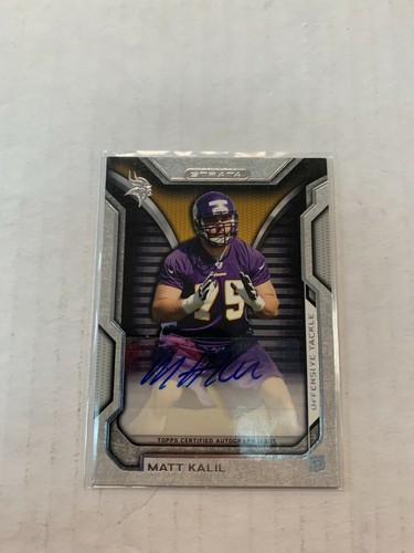 Matt Kalil 2012 Strata Rookie Auto Card #RA-MK | eBay