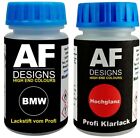 Lackstift für BMW B25 Oxidsilber Metallic Matt + Klarlack je 50ml Autolack Set