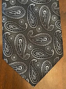 Pierre Cardin Black Hand Made 100% Polyester Men’s Neck Tie Made In China - Picture 1 of 9