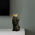 Scultura astratta dell&#39;ornamento del leone Statua da collezione Home Office