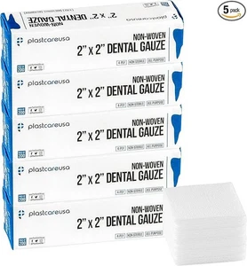 1000 esponjas no tejidas gasa dental no estéril toallitas estéticas de Dentista - Imagen 1 de 6