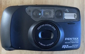 Pentax IQZoom EZY 35mm Film Camera w/ 38-70mm Zoom Lens Tested & Working - Picture 1 of 4