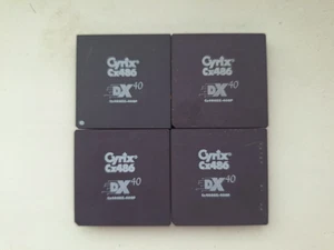 Cyrix Cx486DX-40GP Cyrix 486DX-40 uncommon 486 vintage CPU GOLD QTY:1 - Picture 1 of 2