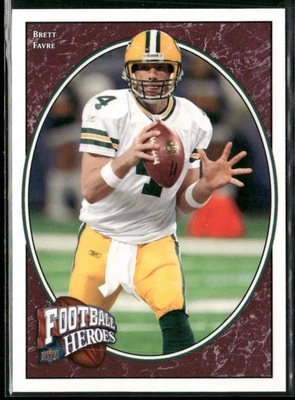 2008 Upper Deck Heroes Brett Favre #6 Green Bay Packers - Image 1 of 2