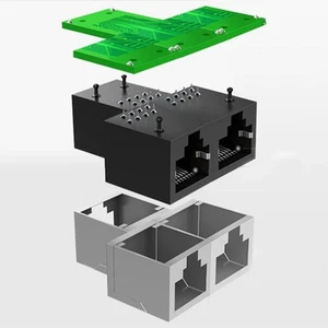 2 Device Ethernet Splitter For RJ45 Network Adapter for Seamless Connectivity - Afbeelding 1 van 22