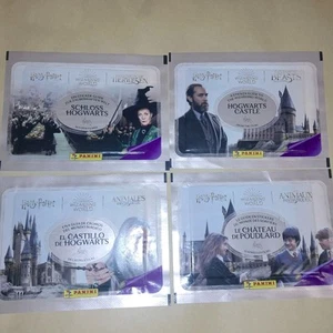 4 BUSTINE SIGILLATE HARRY POTTER ANIMALI FANTASTICI WIZARDING WORLD PANINI - Picture 1 of 1