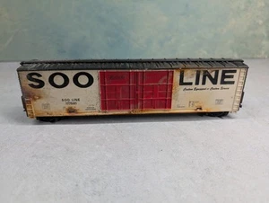 USED Tyco HO Scale 60' Hi-Cube Box Car Soo Line #177581 Weathered READ - Picture 1 of 6