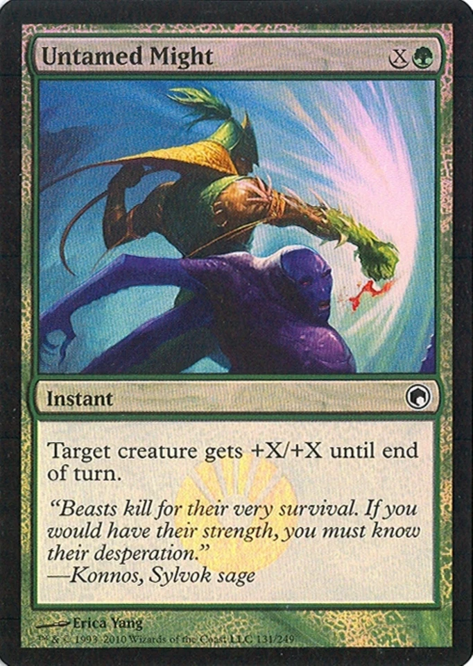 MTG - Scars of Mirrodin - Untamed Might - 2X - Foil - NM - Image 1 of 1