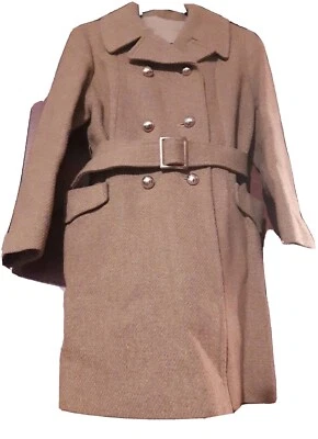 RARO!!! VINTAGE!!! PEACOAT FEMININO AMARELO 1970. FEITO EM ILGWU!!!  - Imagem 1 de 4