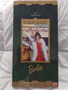 Nib Special Edition 1997 Holiday Voyage Hallmark Barbie Doll 1920’s Flapper New - Picture 1 of 6