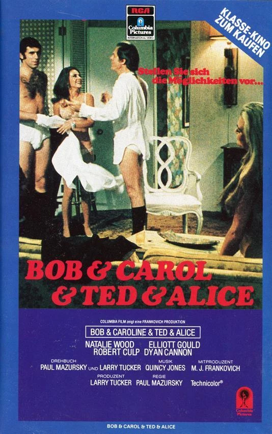 VHS "BOB & CAROL & TED & ALICE" Natalie Wood, Elliott Gould RCA NEU+OVP - Bild 1 von 2