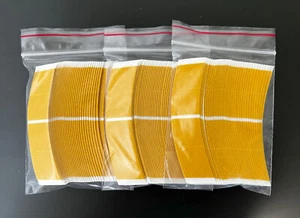 Walker German Brown Liner Cloth Hairpiece Wig Tape Minis 3 Pack ~216 Pcs - Picture 1 of 2
