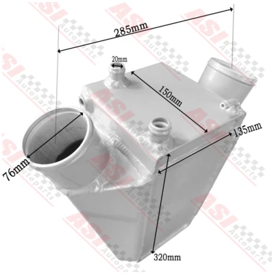 Aluminum Intercooler For 2016-2024 SeaDoo 300 RXP-X 300/RXT-X 300/GTX 300 - image 1 of 4