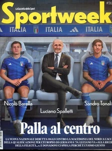 09/09/2023 SPORTWEEK - BARELLA/SPALLETTI/TONALI - PALLA AL CENTRO - Photo 1 sur 2