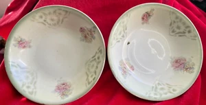 Vintage Lot of 2 Small Floral Bowls Made in Germany and numbered - Picture 1 of 11