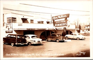 SEATTLE WASHINGTON - GLEN MILLER'S ROADSIDE RESTAURANT - OLD REAL PHOTO POSTCARD - Imagen 1 de 2