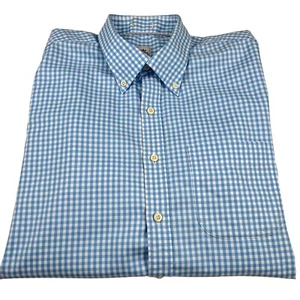 PETER MILLAR Herren L Hemd Nanoluxe pflegeleicht Knopf Gingham Karo Langarm - Bild 1 von 12