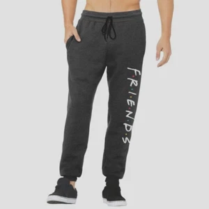 Friends Unisex Graphic Jogger Sweatpants/Lounge Pants, Black, XL - Picture 1 of 2