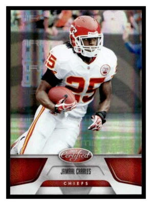 2011 Panini Certified #74 Jamaal Charles Mirror Red #/250 - Image 1 of 2