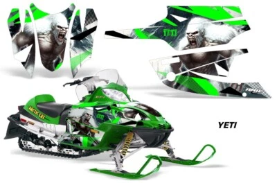 Sled Graphic Stickers Decals For Arctic Cat Firecat/Sabercat 2003-2006 YETI G - Image 1 of 2