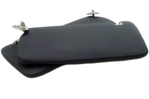 Sunvisors Leather Synthetic Cover for BMW E36 92-99 E46 99-04 Black - Picture 1 of 9