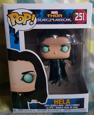 Hela Pop 251 - Thor Ragnarok Marvel Funko Pop! Vinilo 2017 abovedado + protector Foto 1 de 4