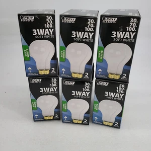 FEIT Electric 120v Soft White A21 30/100/2 6 pack 12 Lights total 4612 - Picture 1 of 9