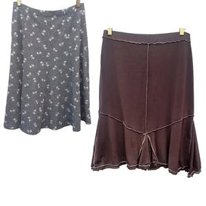 Faldas de estudio vintage Cathy Daniels Max medianas para mujer 2 pares Y2K años 90 EE. UU. - Imagen 1 de 19